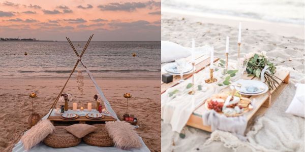 Romantikus tengerparti piknik és fotózás - Image 3